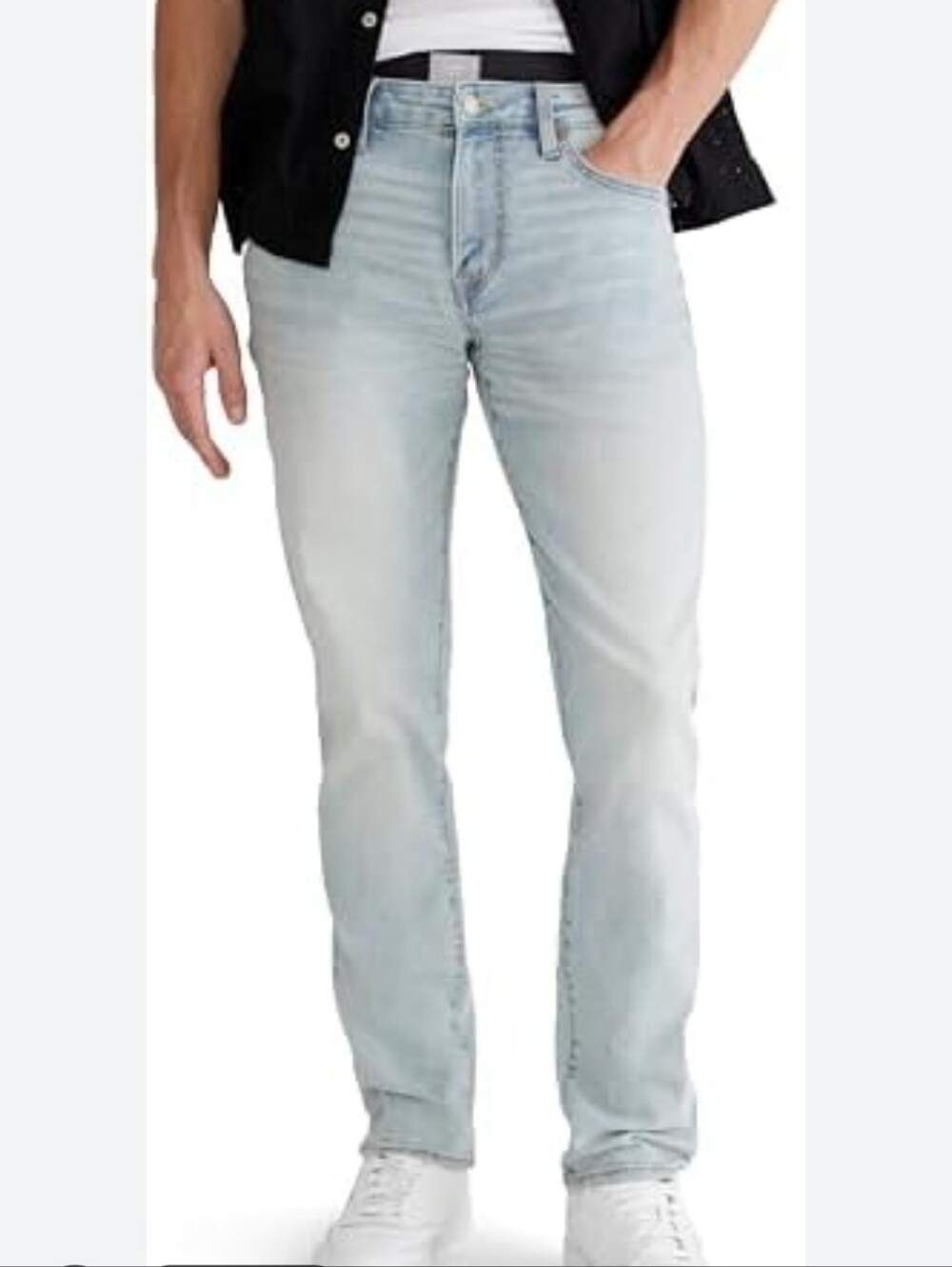 Marc Ecko Cut Sew Trip Light Bluish Gray Slim Fit Jean 100% Cotton